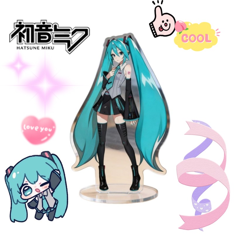 Desk Accessories - Figura Acrílica de Hatsune Miku de