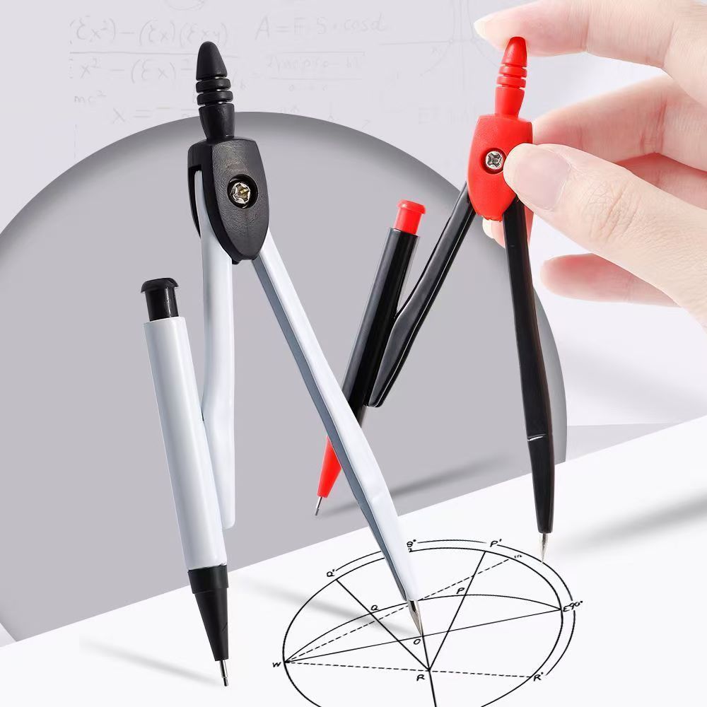 Math Geometry Set With Compass - Brújula de Metal, geometría matemática profesional