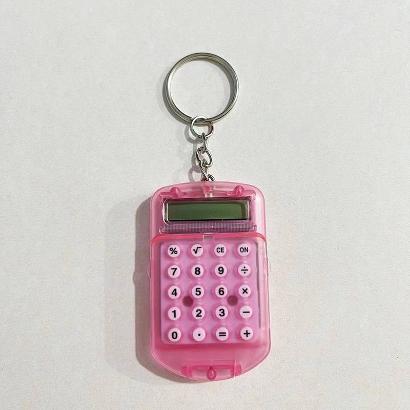 Scientific Calculator For Secondary School - Mini calculadora transparente con tapa abatible,