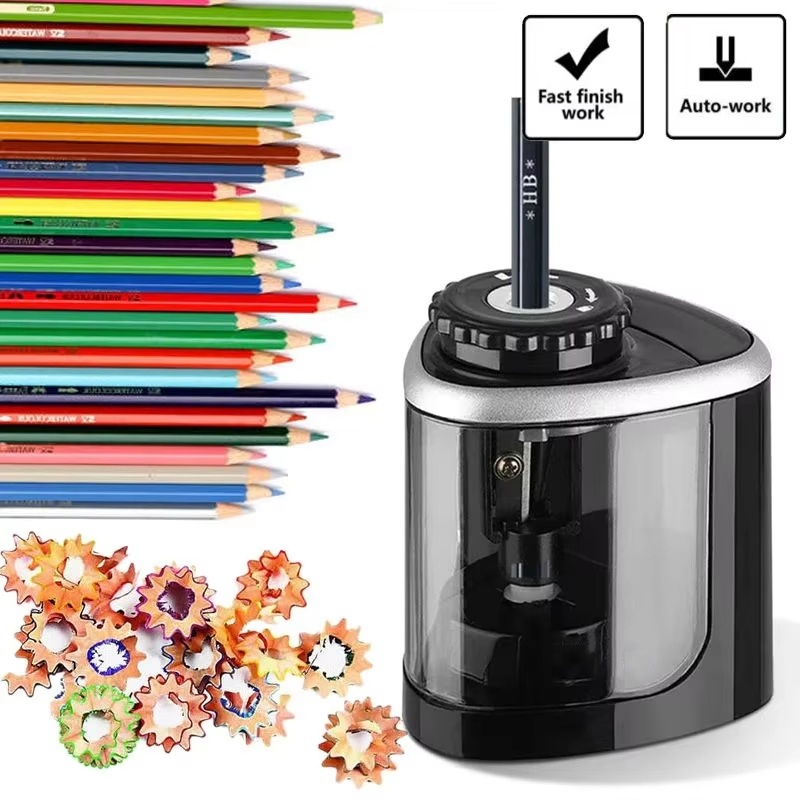 Electric Pencil Sharpener Usb - Sacapuntas eléctrico portátil, sacapuntas automático de