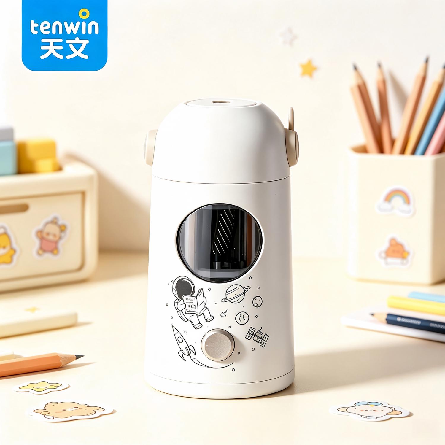 Electric Pencil Sharpener Usb - Afilador Eléctrico Tenwin de Operación Automática,
