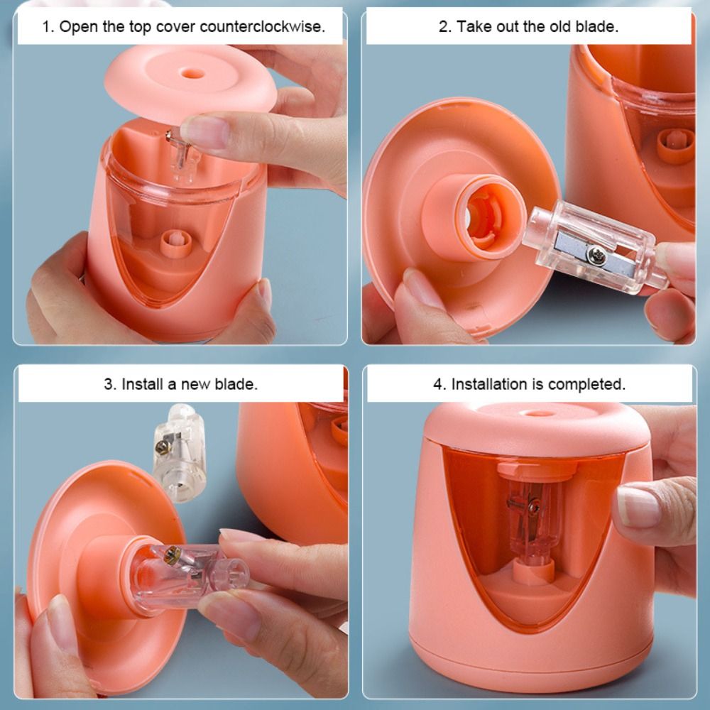 Suministros de Oficina y Escol - Electric Pencil Sharpener Usb reseña y precio
