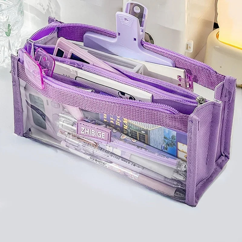 Bolsa de lápices de gran capac - Aesthetic Large Pencil Case Pouch reseña y precio