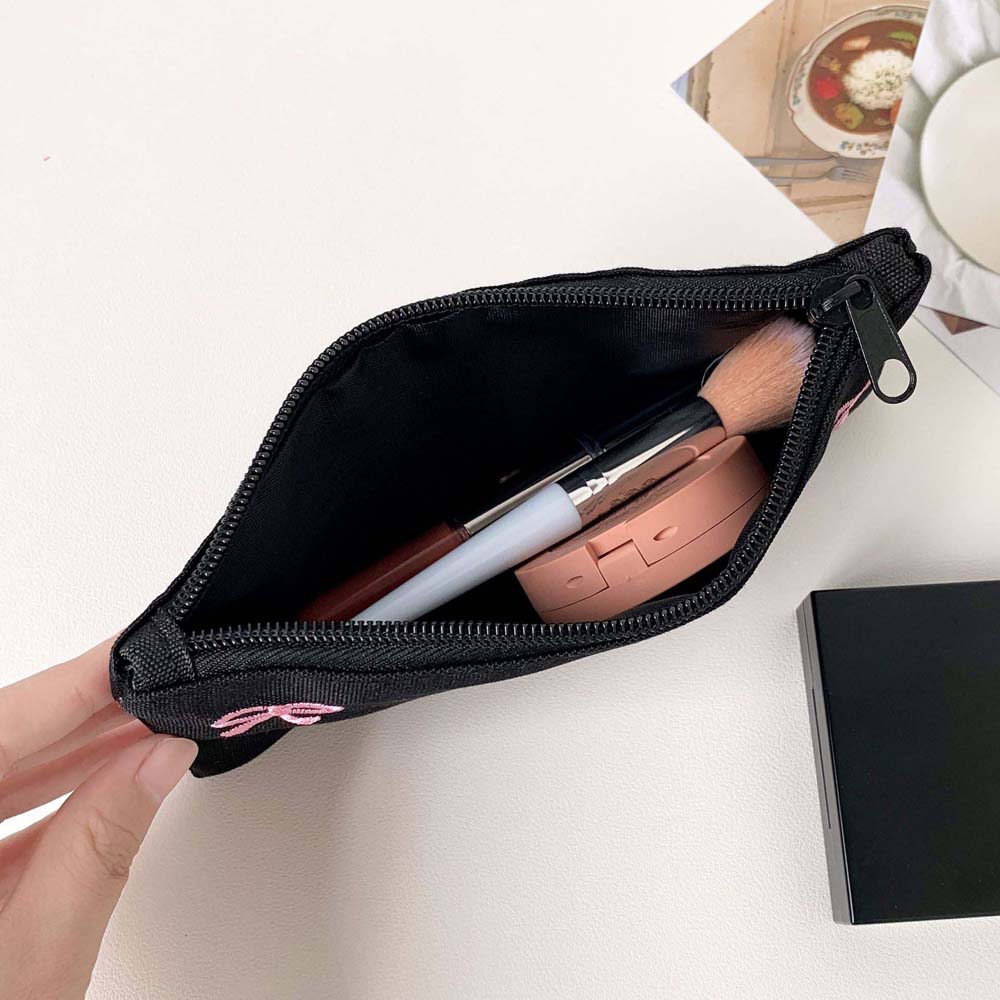 Bolsa de papelería con lazo, e - Aesthetic Large Pencil Case Pouch reseña y precio