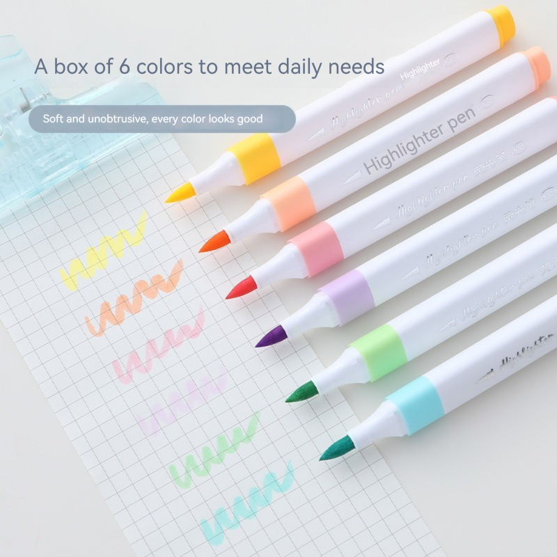 Juego de rotuladores resaltado - Pastel Highlighter Set Double Ended reseña y precio