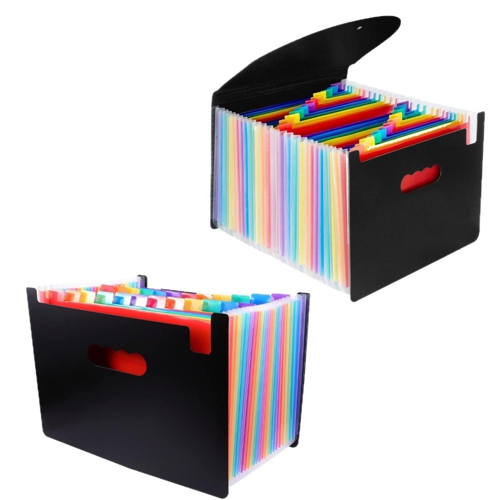 Caja de Archivo Expandible Ver - Expandable Accordion File Folder 13 Pockets reseña y precio