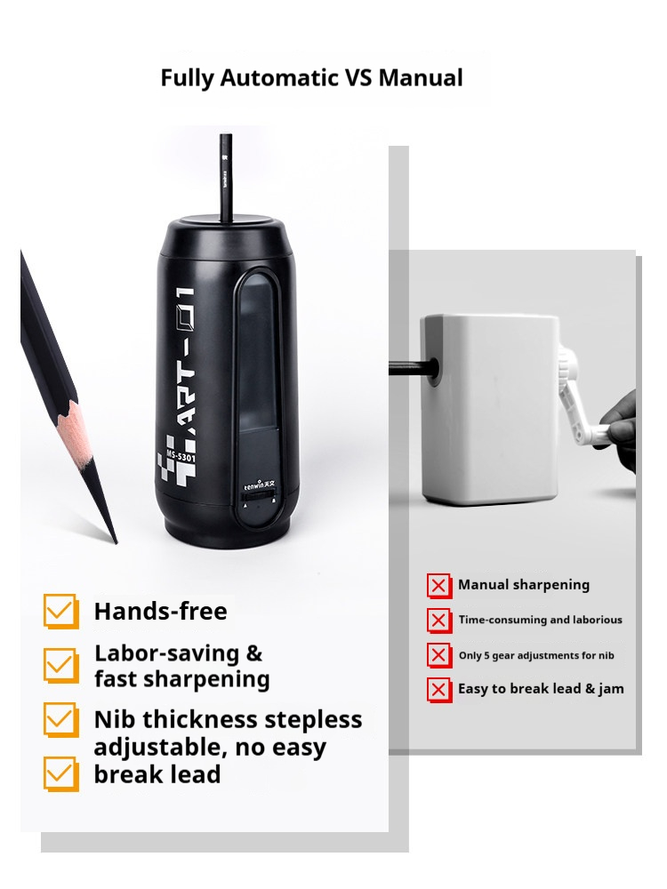 Afilador Eléctrico Automático  - Electric Pencil Sharpener Usb reseña y precio