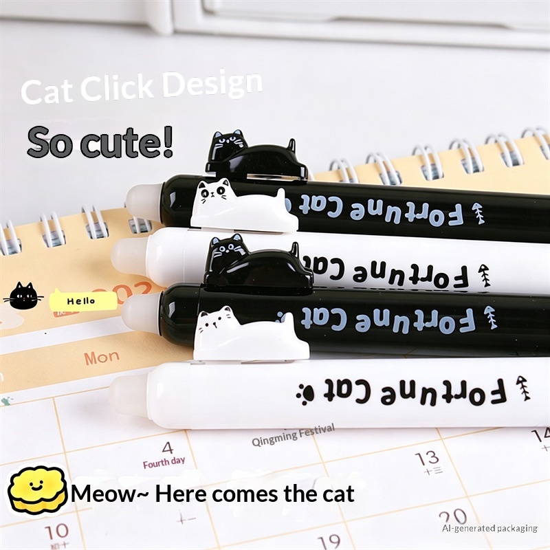 4 bolígrafos de gel borrables  - Retractable Eraser Pen Click reseña y precio