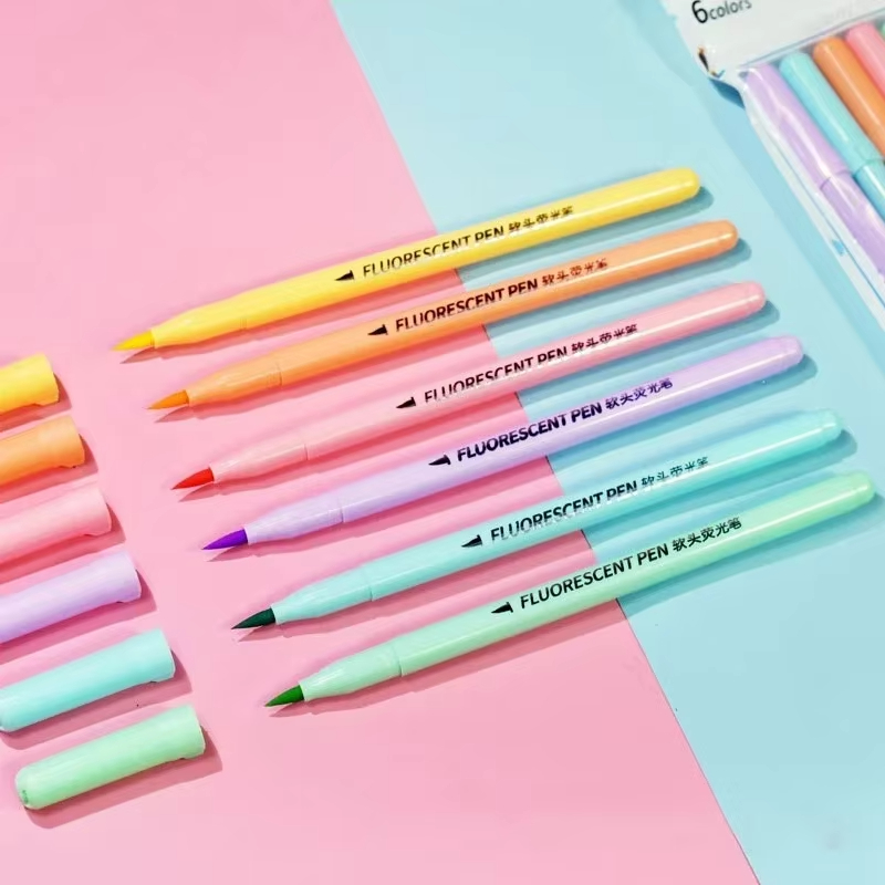 Juego de bolígrafos fluorescen - Pastel Highlighter Set Double Ended reseña y precio
