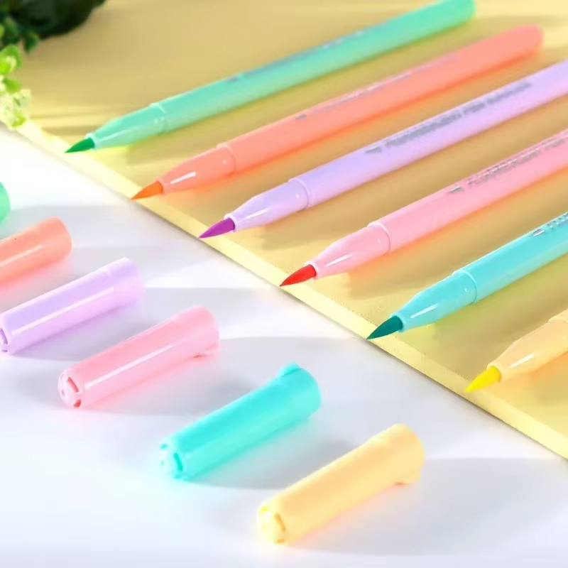 Juego de bolígrafos fluorescen - Pastel Highlighter Set Double Ended reseña y precio