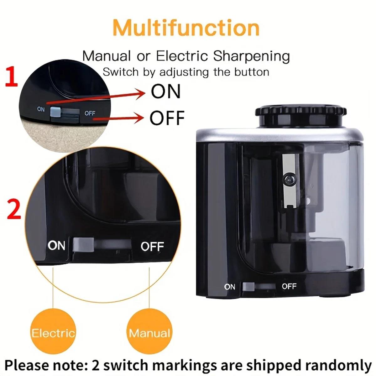 Sacapuntas eléctrico portátil, - Electric Pencil Sharpener Usb reseña y precio