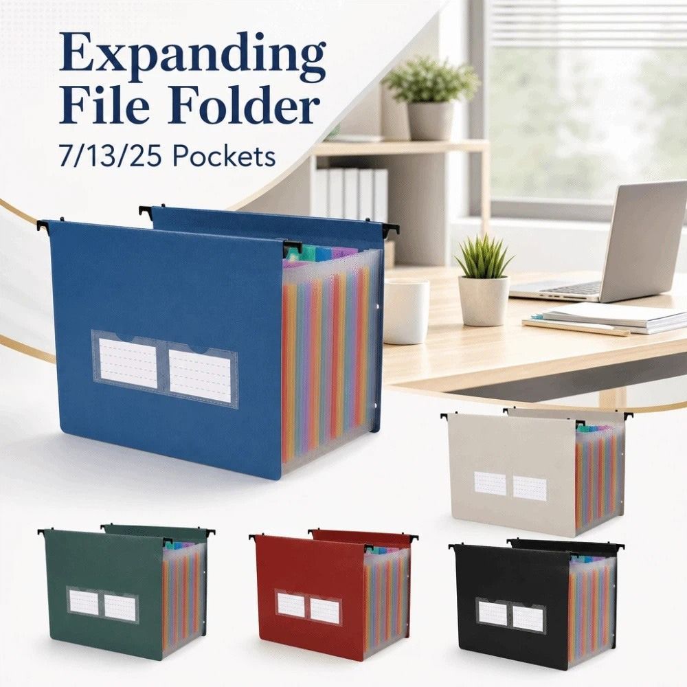 Carpeta de Archivos Expandible - Expandable Accordion File Folder 13 Pockets reseña y precio