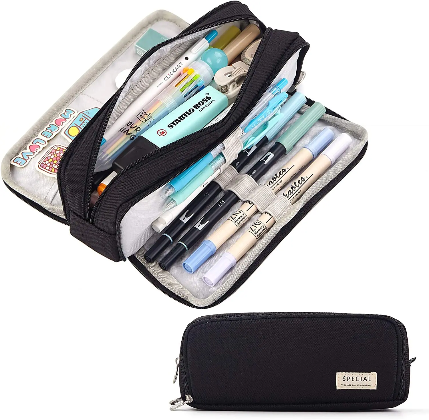 Estuche para lápices de gran c - Aesthetic Large Pencil Case Pouch reseña y precio