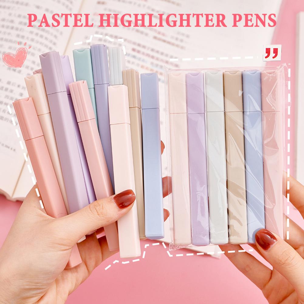 Marcadores de Colores Pastel,  - Pastel Highlighter Set Double Ended reseña y precio